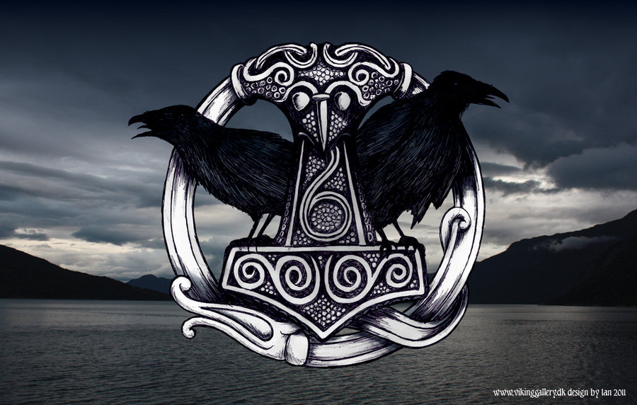 Hugin Munin mythologie viking mjollnir