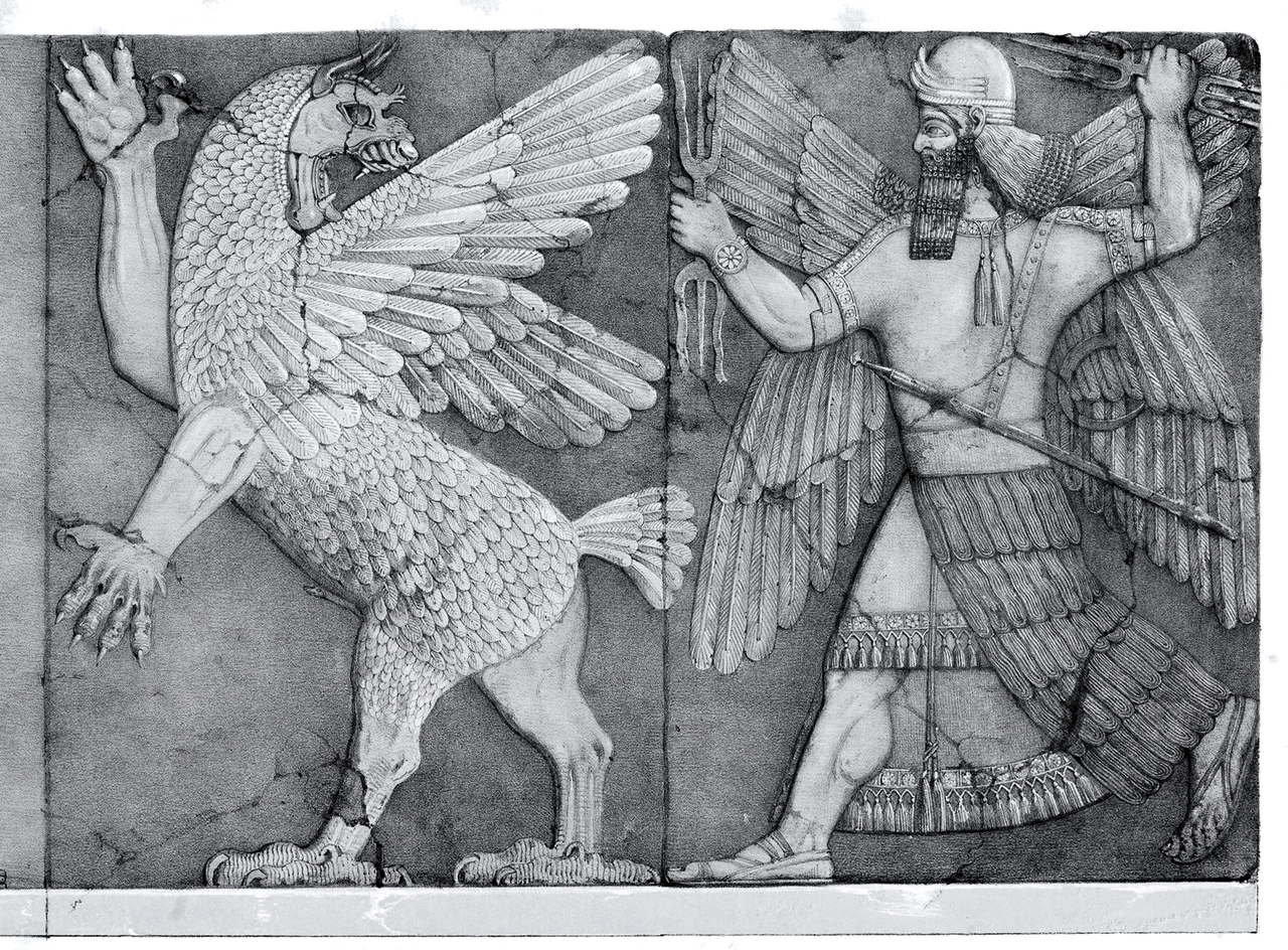 marduk contre tiamat mythologie mésopotamienne